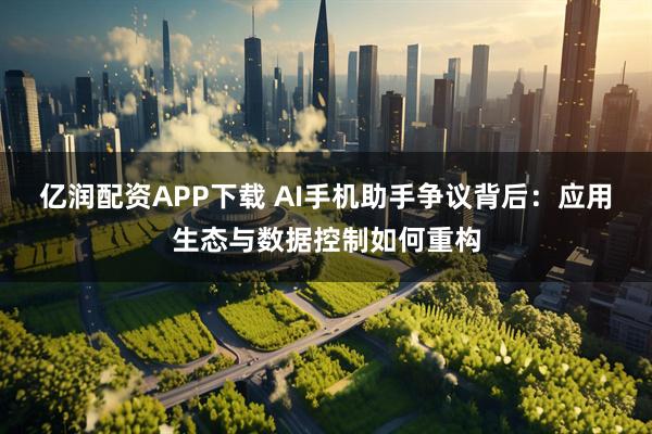 亿润配资APP下载 AI手机助手争议背后：应用生态与数据控制如何重构